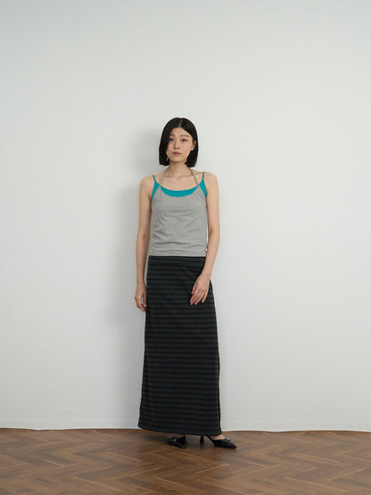 two tone halter cami