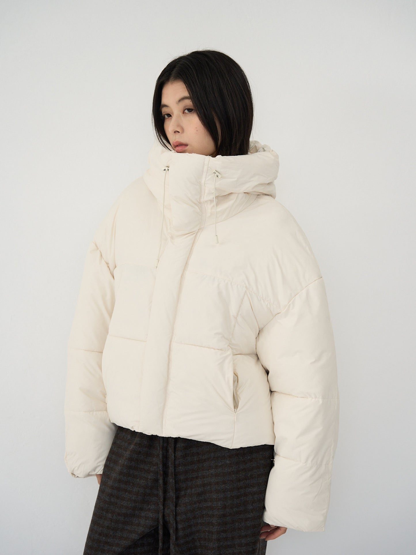 high neck foodie padding