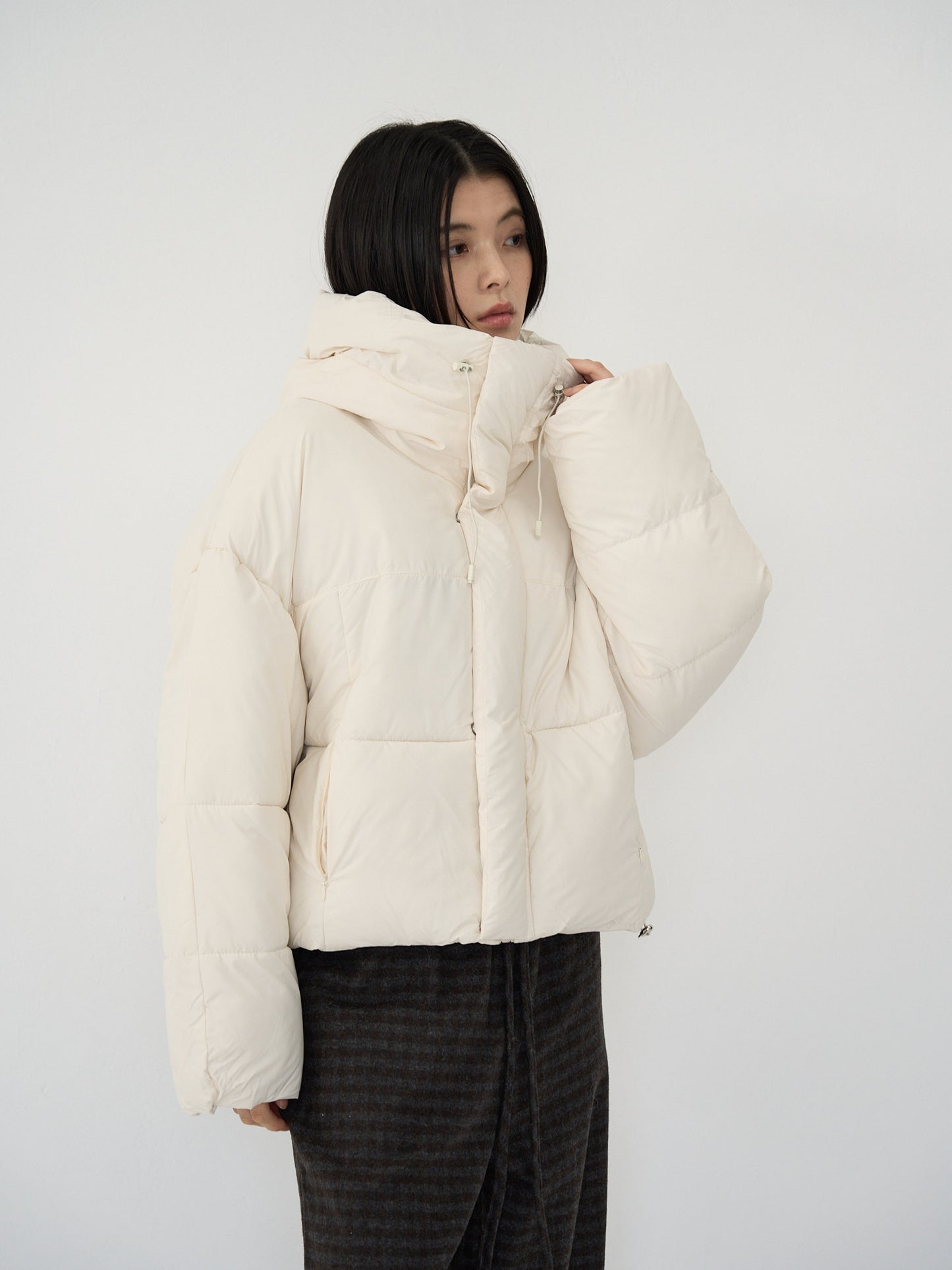 high neck foodie padding