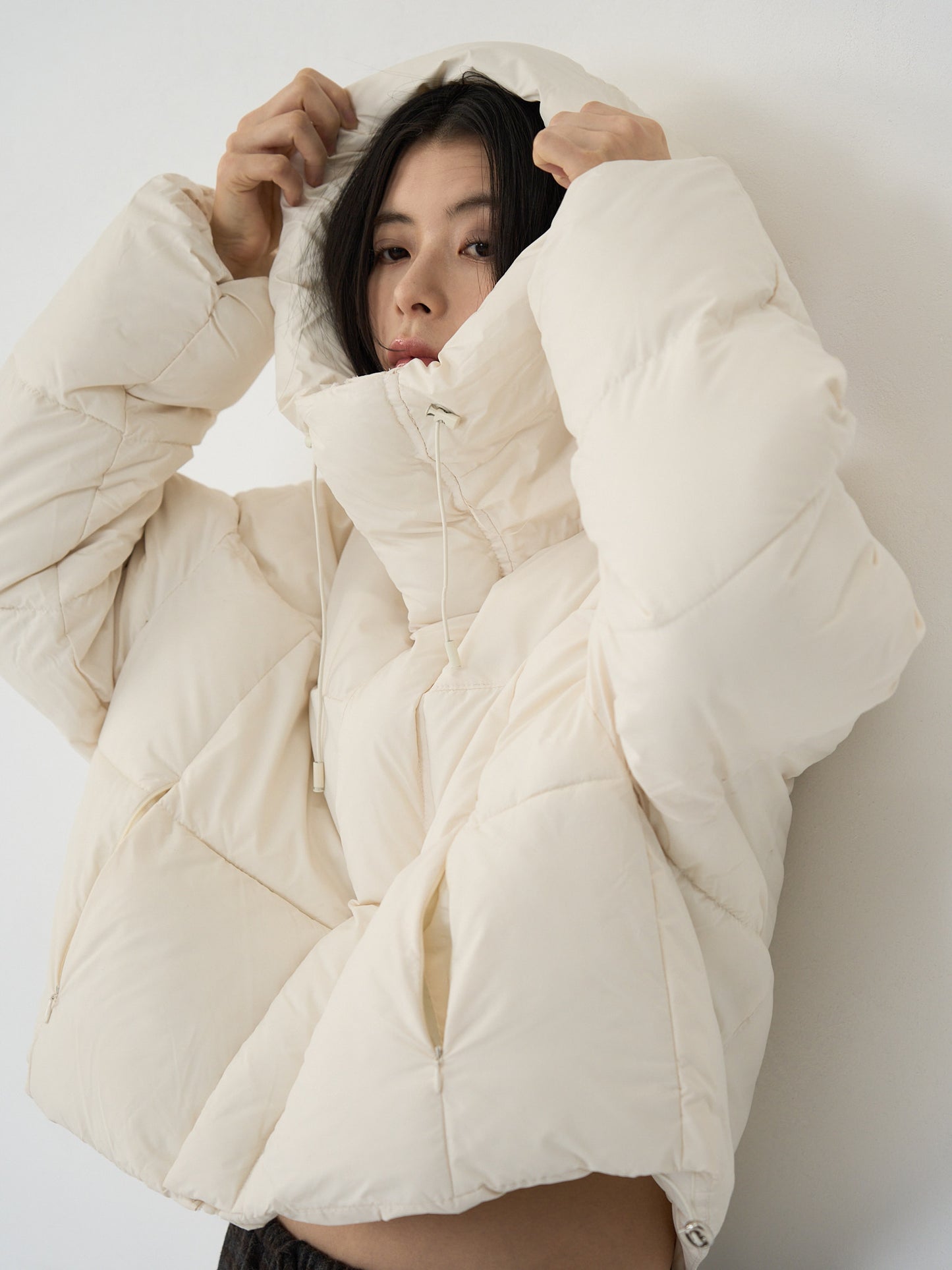 high neck foodie padding