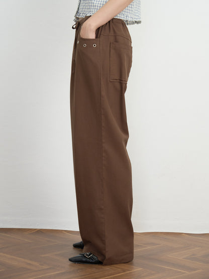 eyelet wide pants