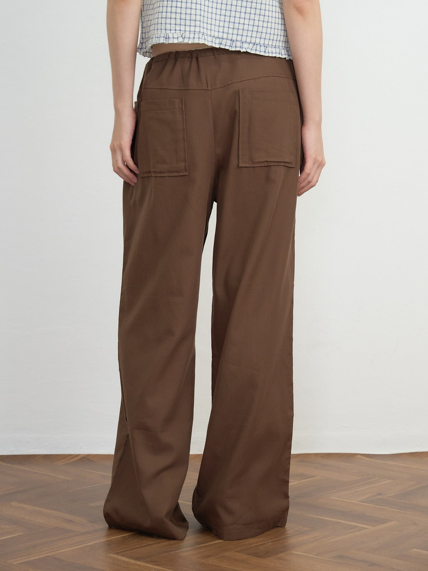 eyelet wide pants