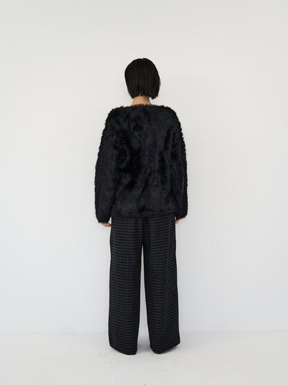 feather knit pullover