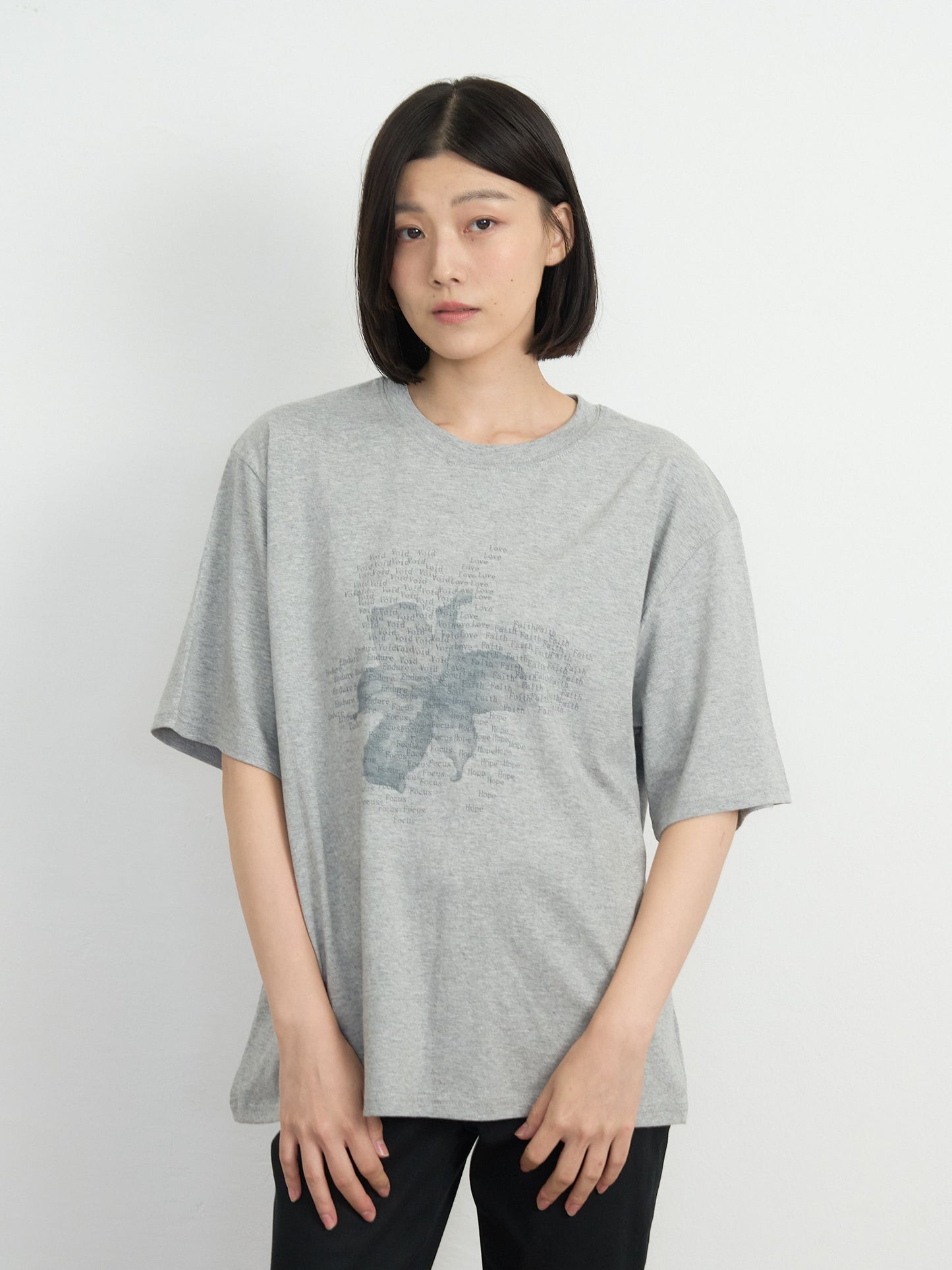 flower over tee