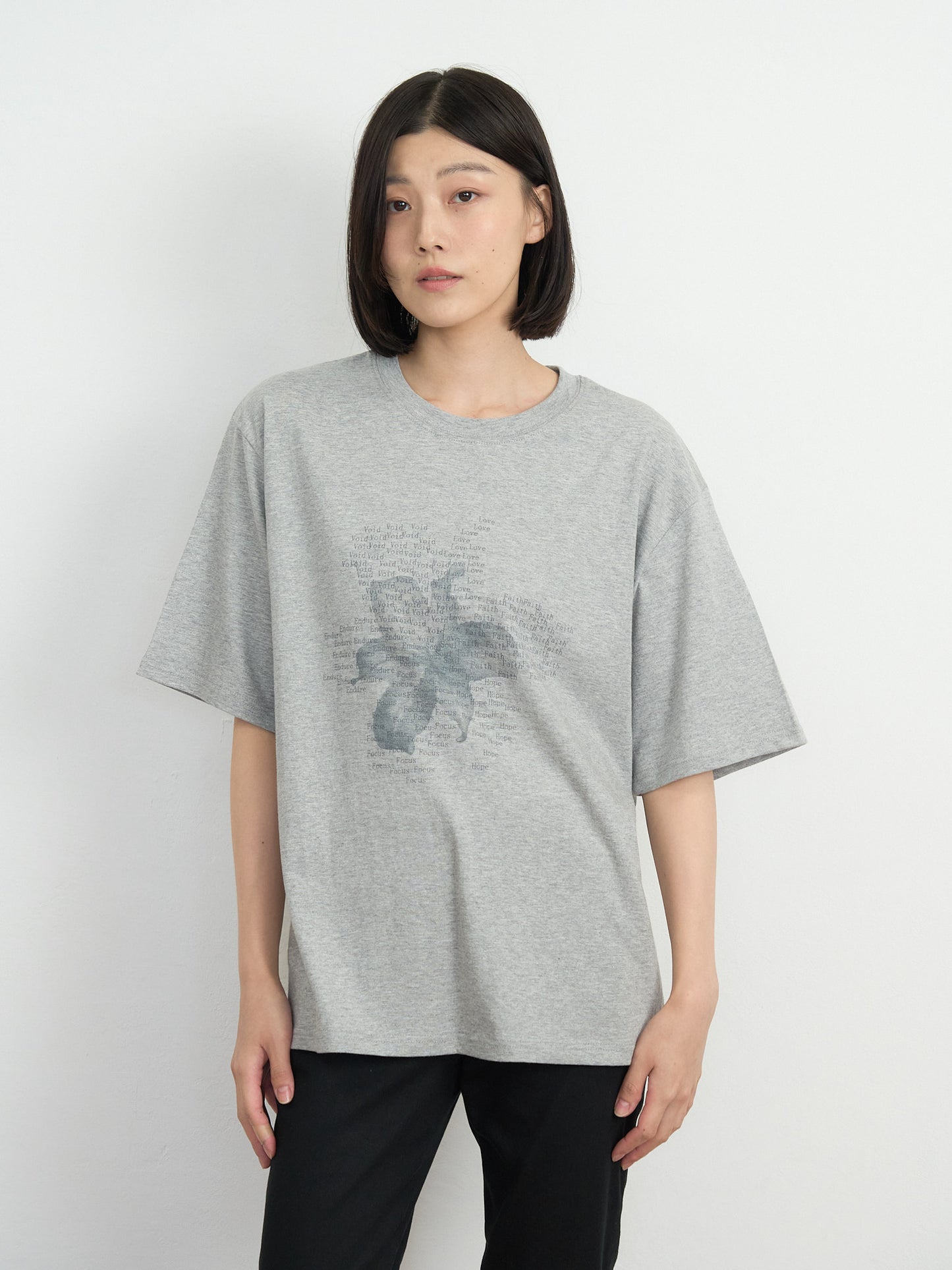 flower over tee