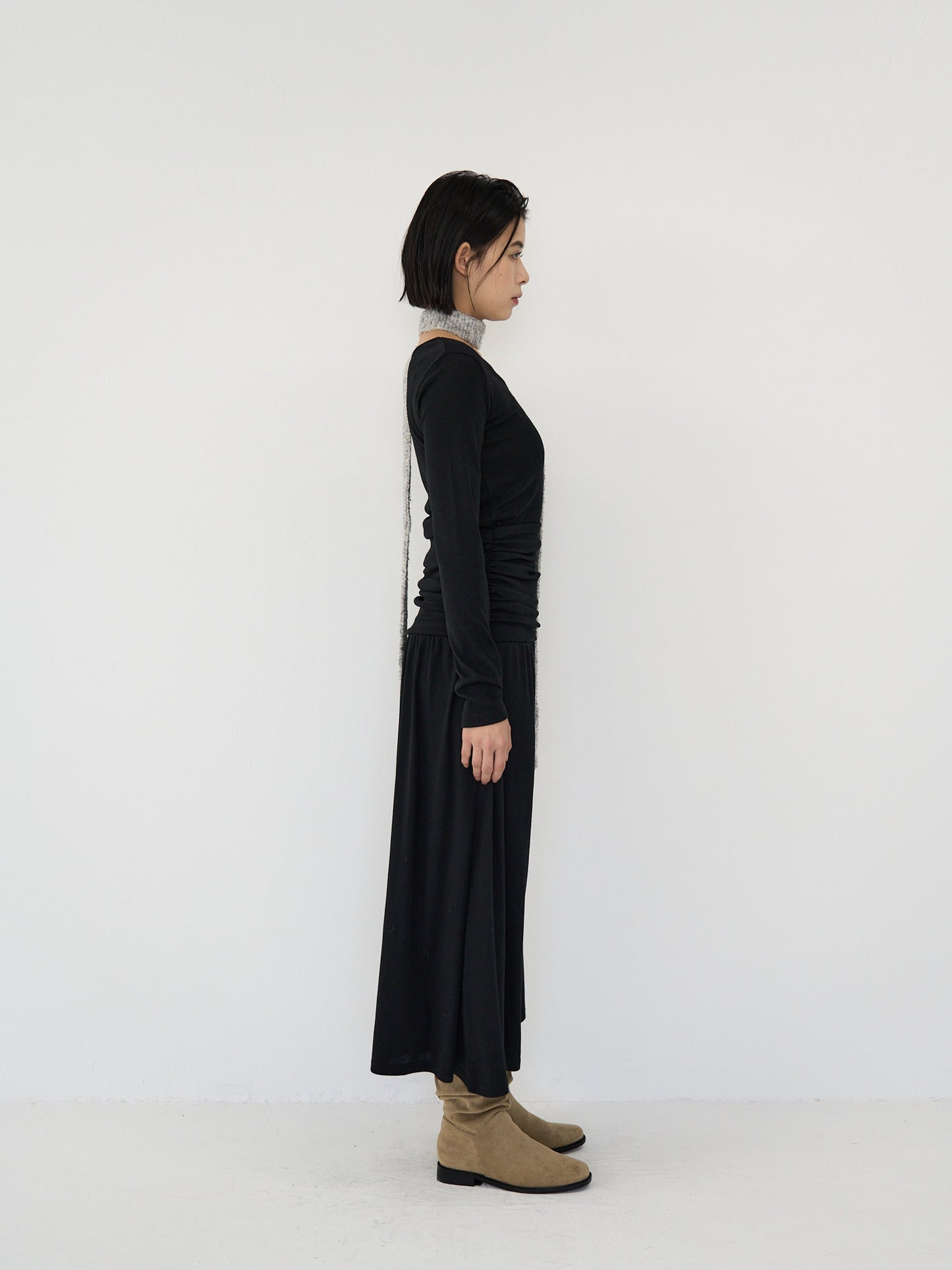 gather long one-piece