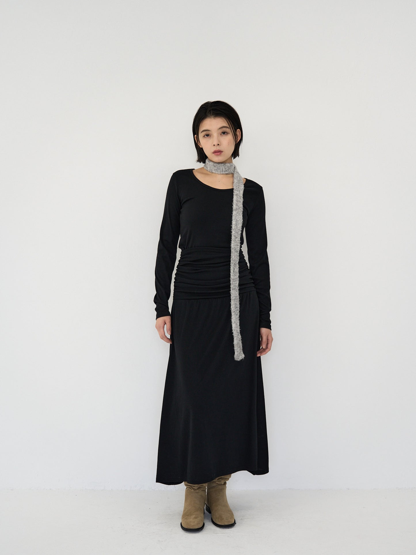 gather long one-piece