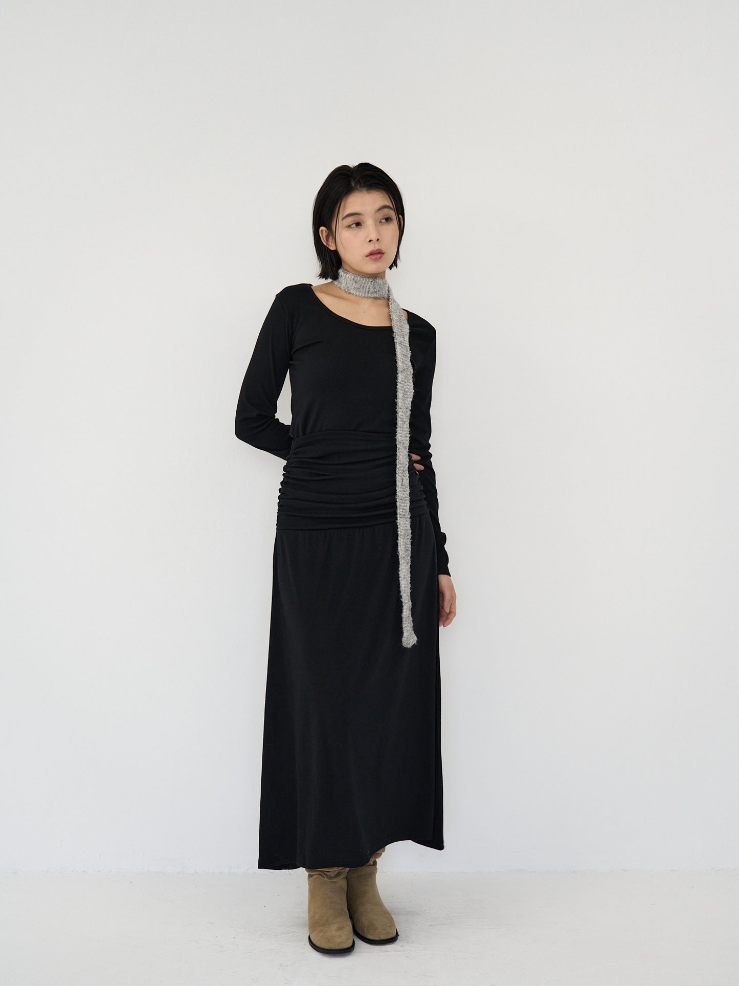 gather long one-piece