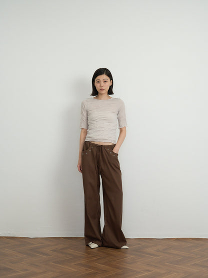 crinkle tee