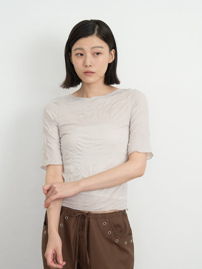 crinkle tee