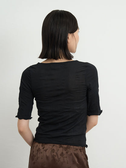 crinkle tee