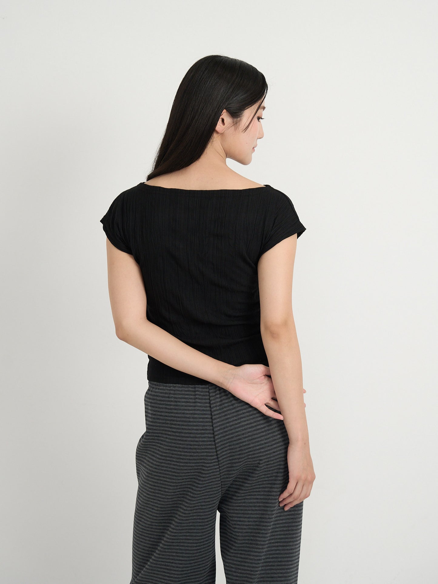 boat neck tee