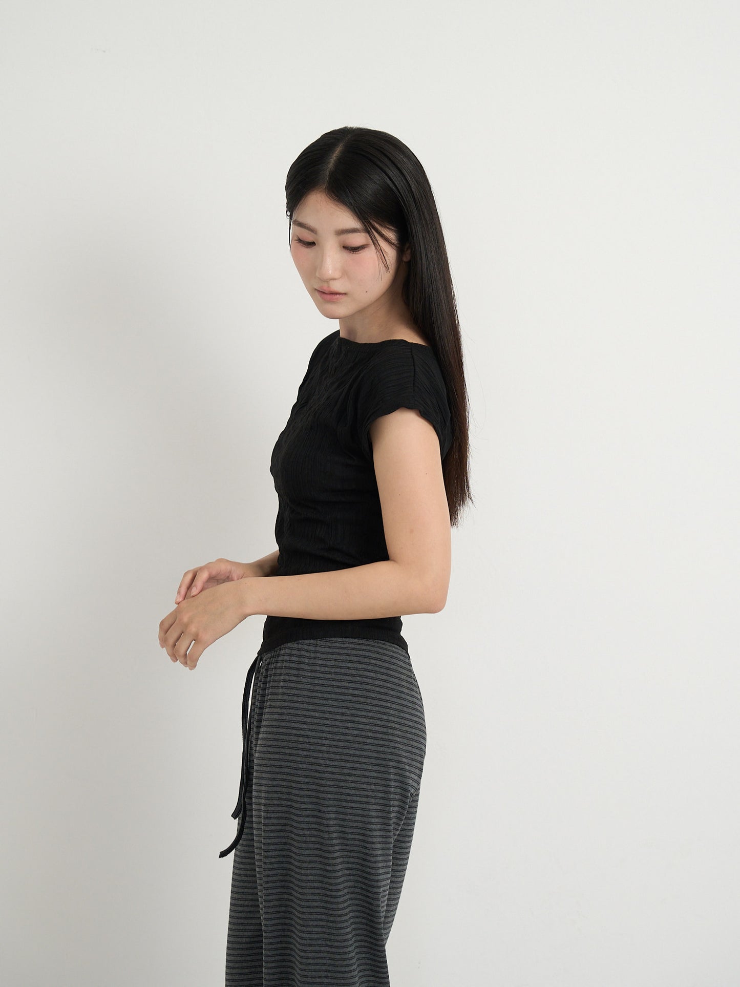boat neck tee