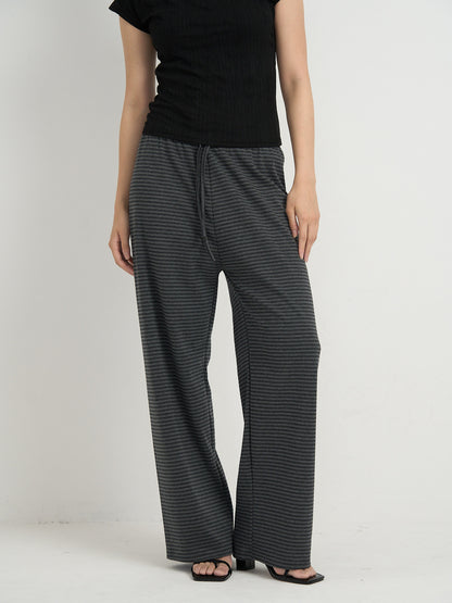 striped relax pants