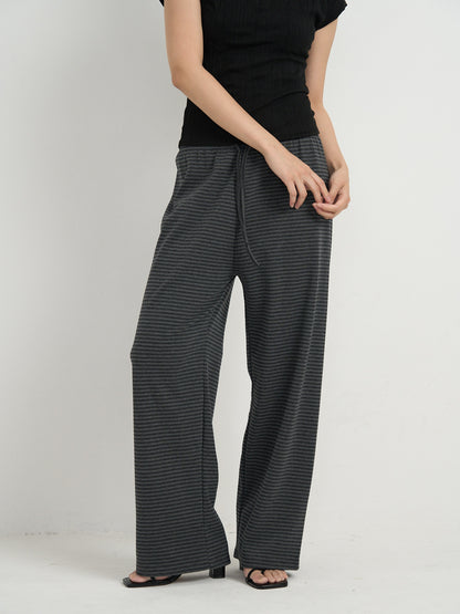 striped relax pants