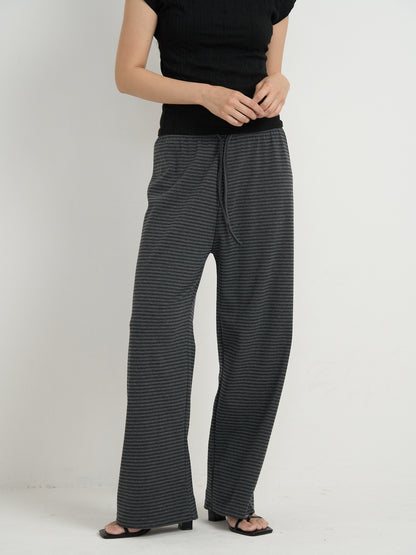 striped relax pants