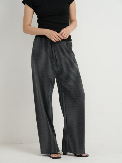 striped relax pants