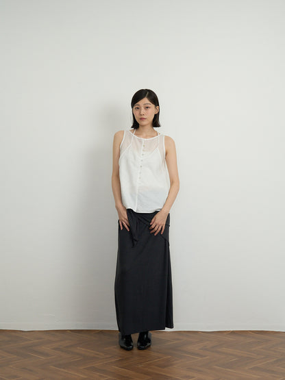 sleeveless halter blouse
