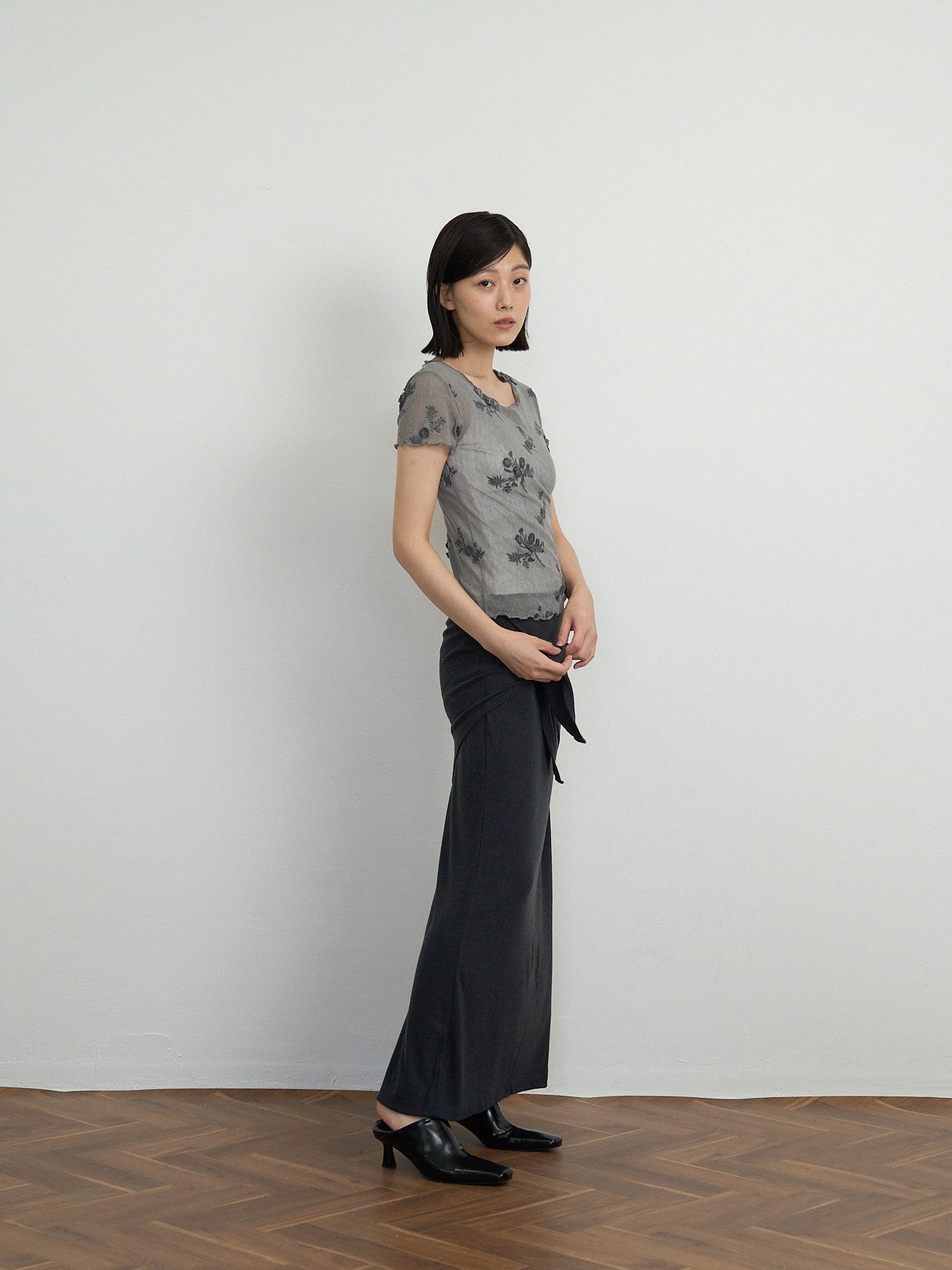 2way wrap maxi skirt