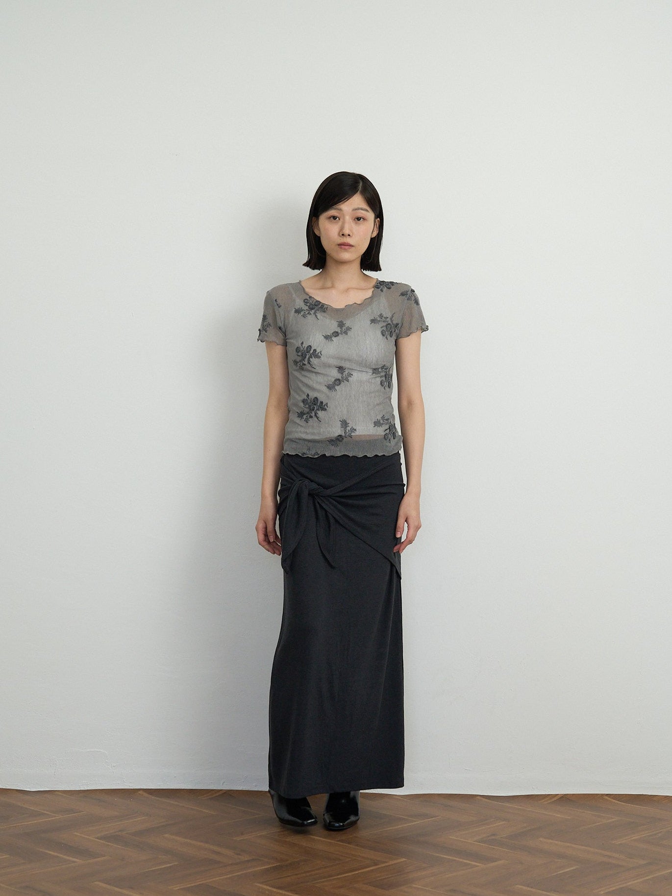 2way wrap maxi skirt