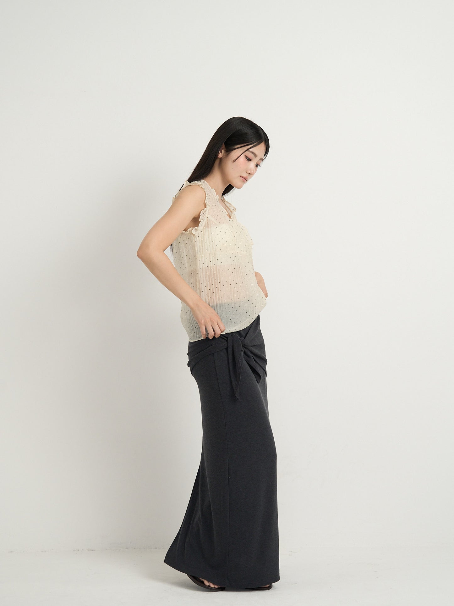 2way wrap maxi skirt