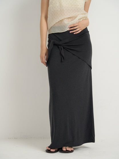 2way wrap maxi skirt
