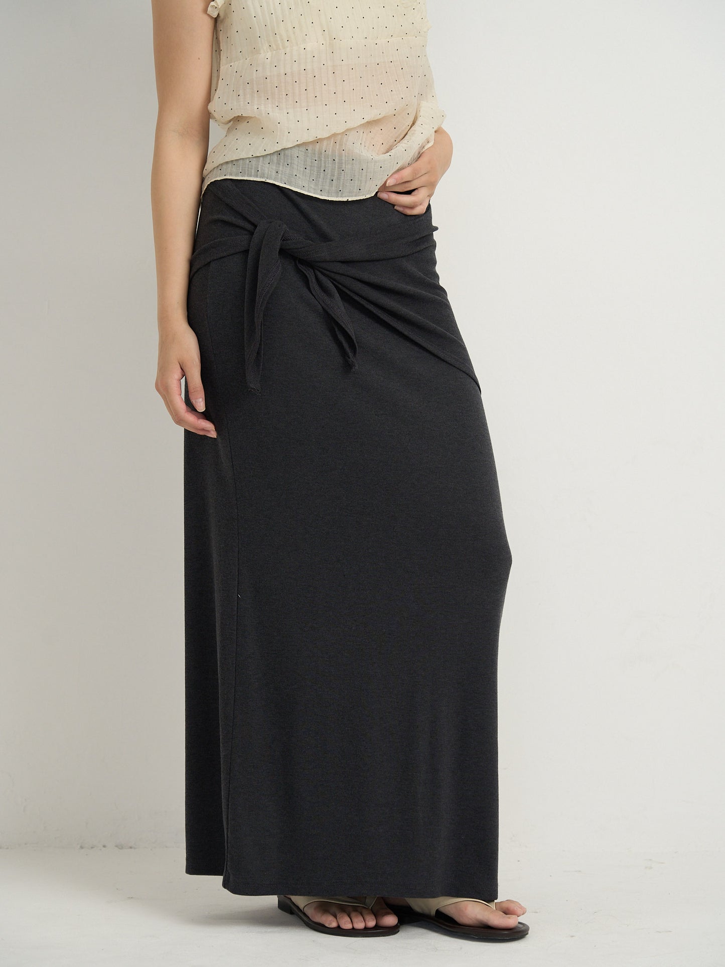 2way wrap maxi skirt