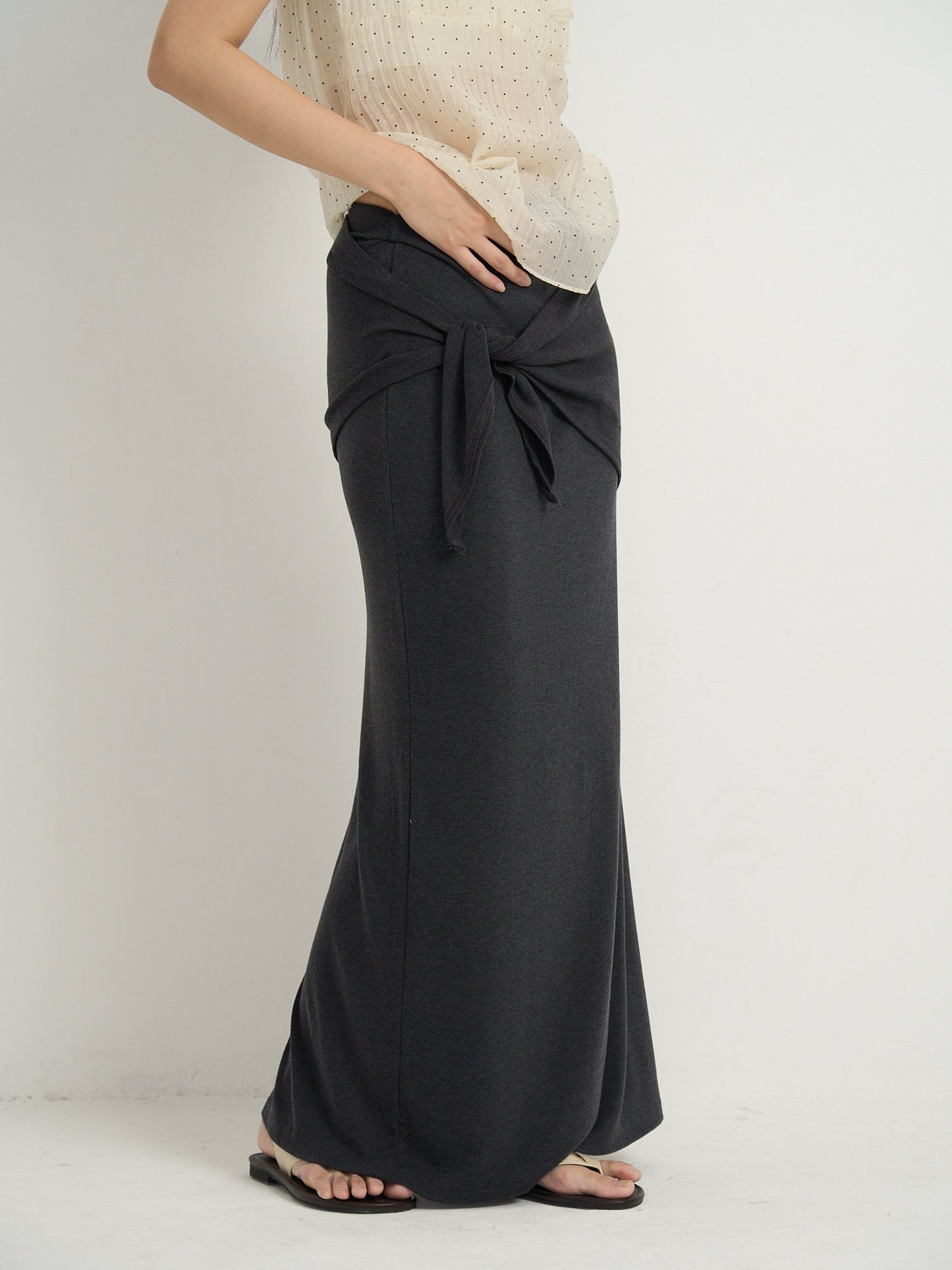2way wrap maxi skirt