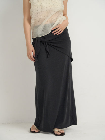 2way wrap maxi skirt