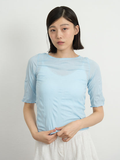 crinkle tee