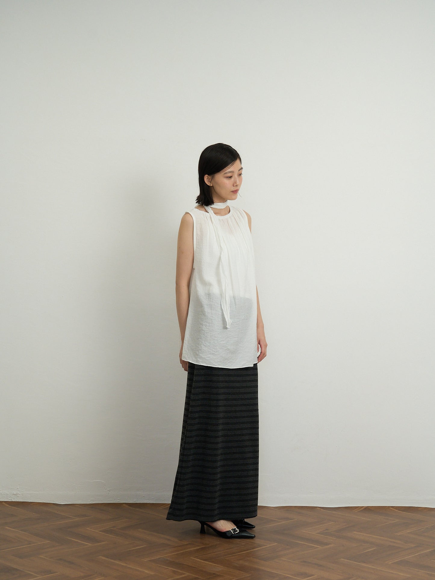 scarf wrinkle one piece