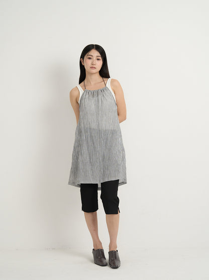 gingham mini one-piece