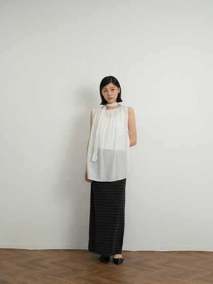 scarf wrinkle one piece