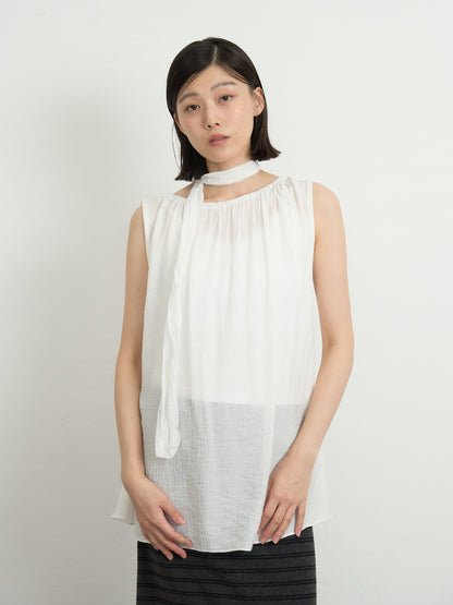 scarf wrinkle one piece