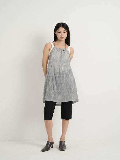 gingham mini one-piece