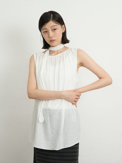 scarf wrinkle one piece