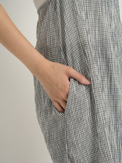 gingham mini one-piece
