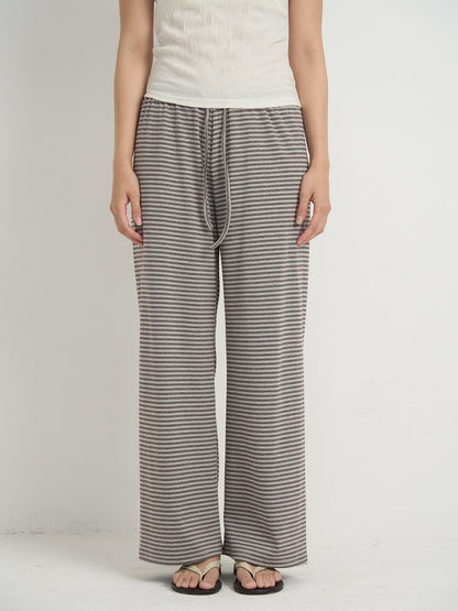 striped relax pants
