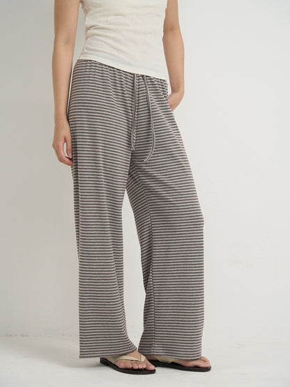 striped relax pants