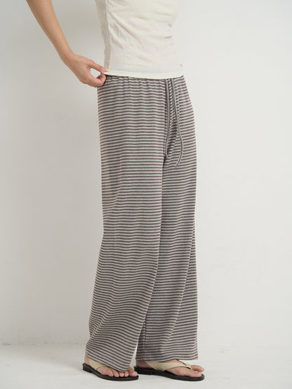 striped relax pants