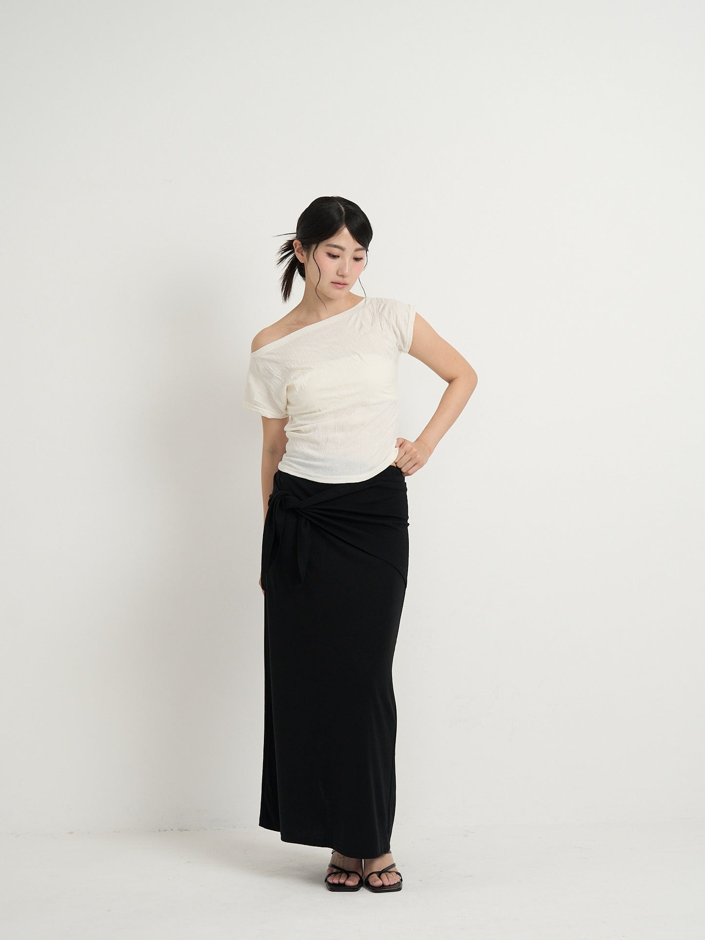 2way wrap maxi skirt