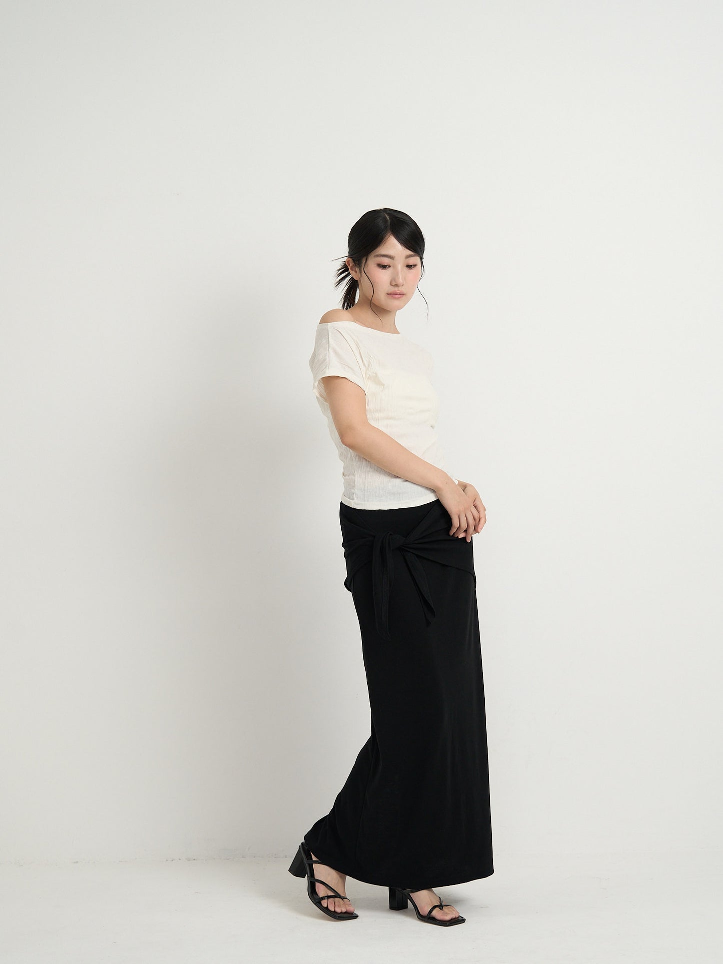2way wrap maxi skirt