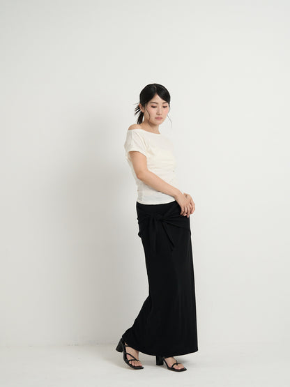 2way wrap maxi skirt