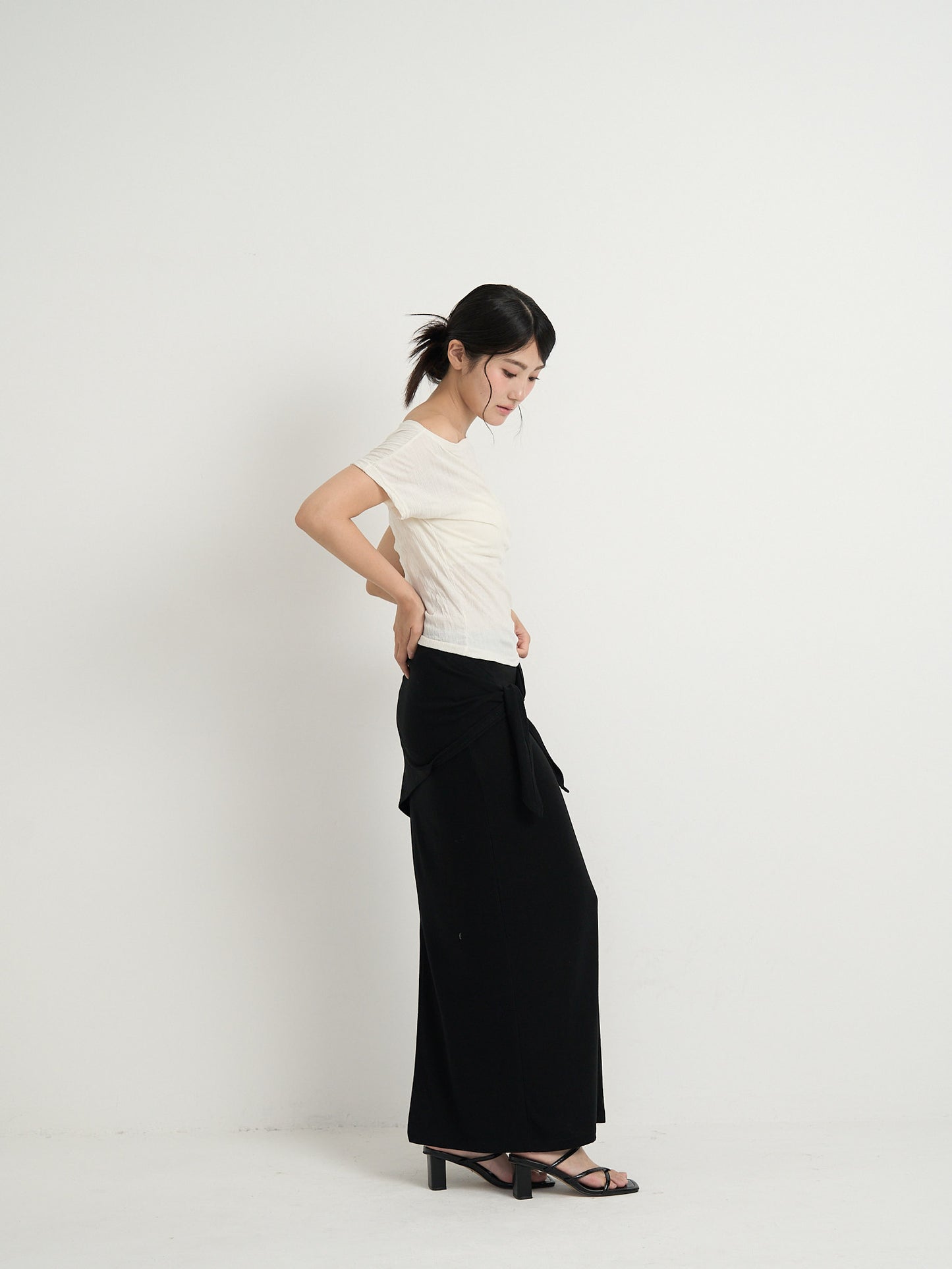 2way wrap maxi skirt