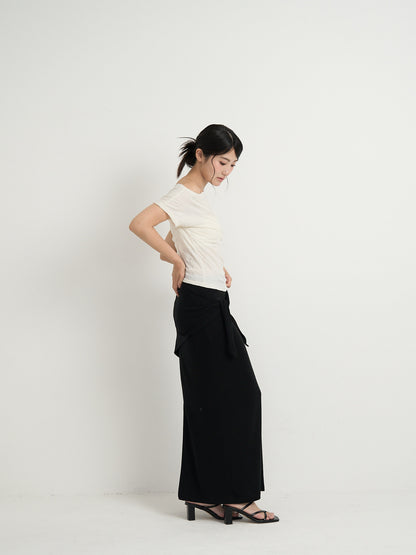 2way wrap maxi skirt