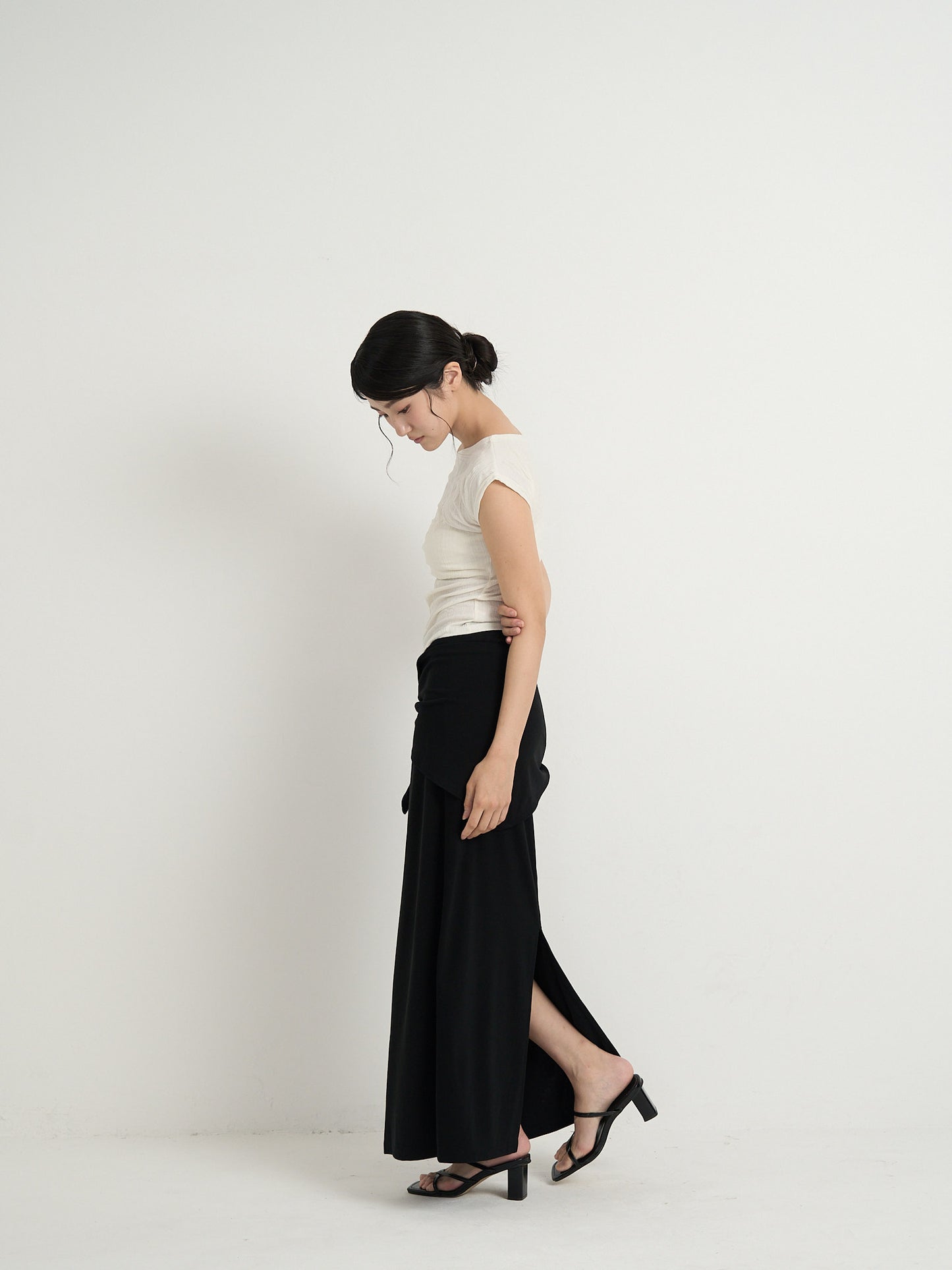 2way wrap maxi skirt