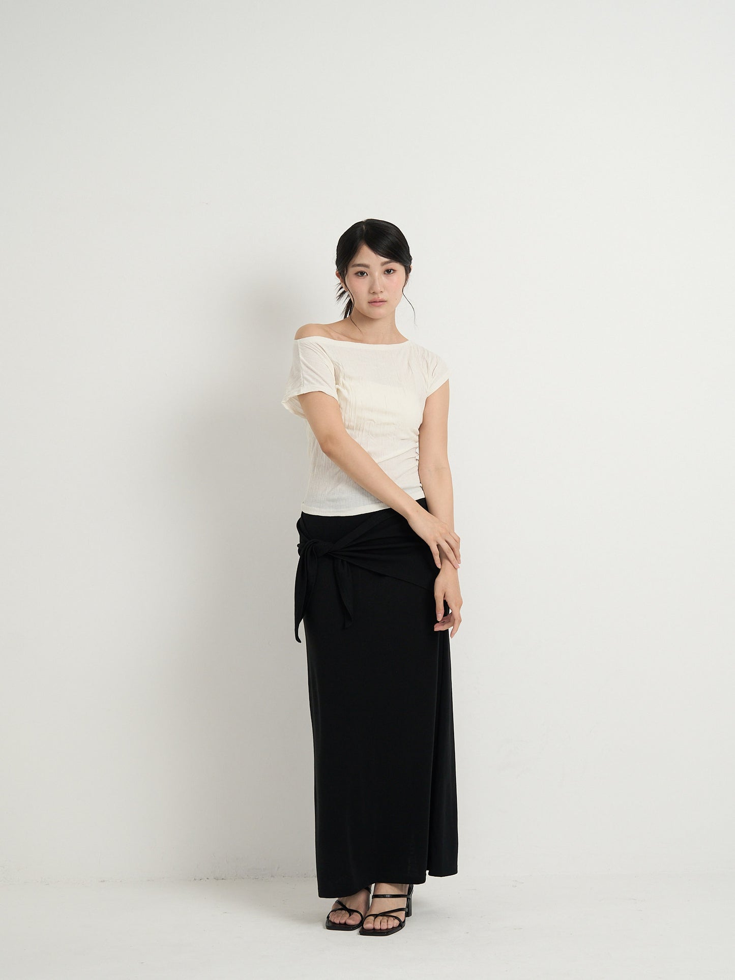 2way wrap maxi skirt