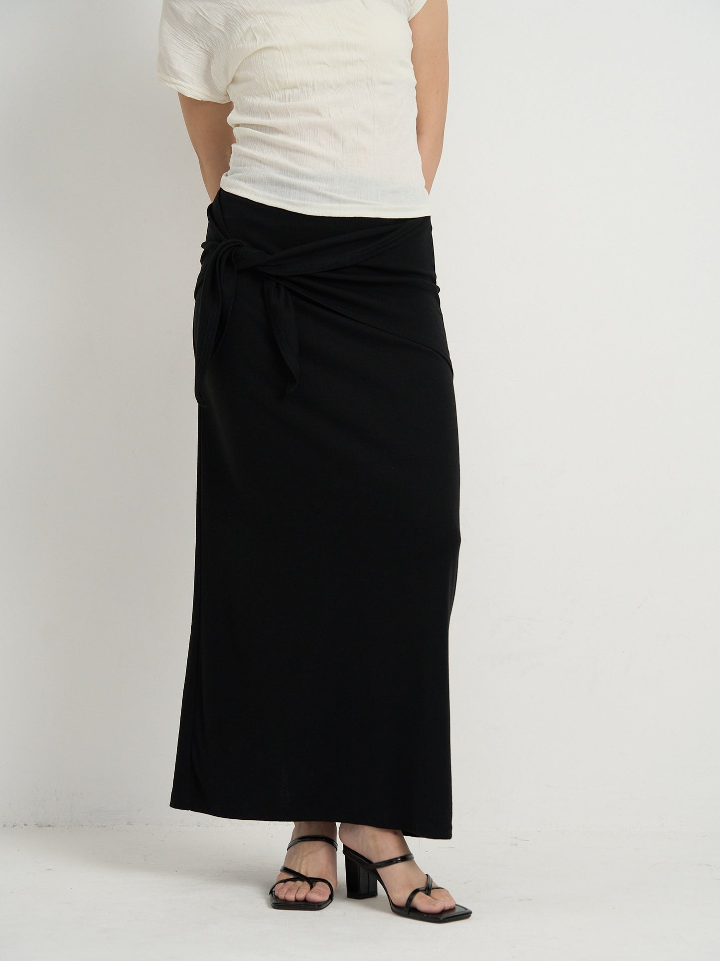 2way wrap maxi skirt