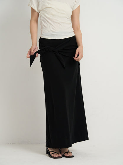 2way wrap maxi skirt