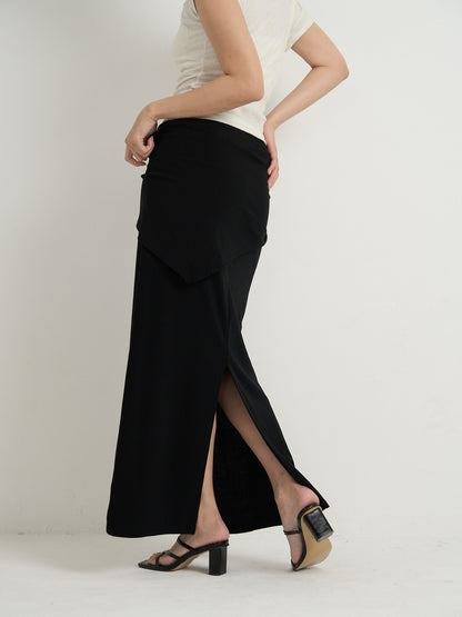 2way wrap maxi skirt